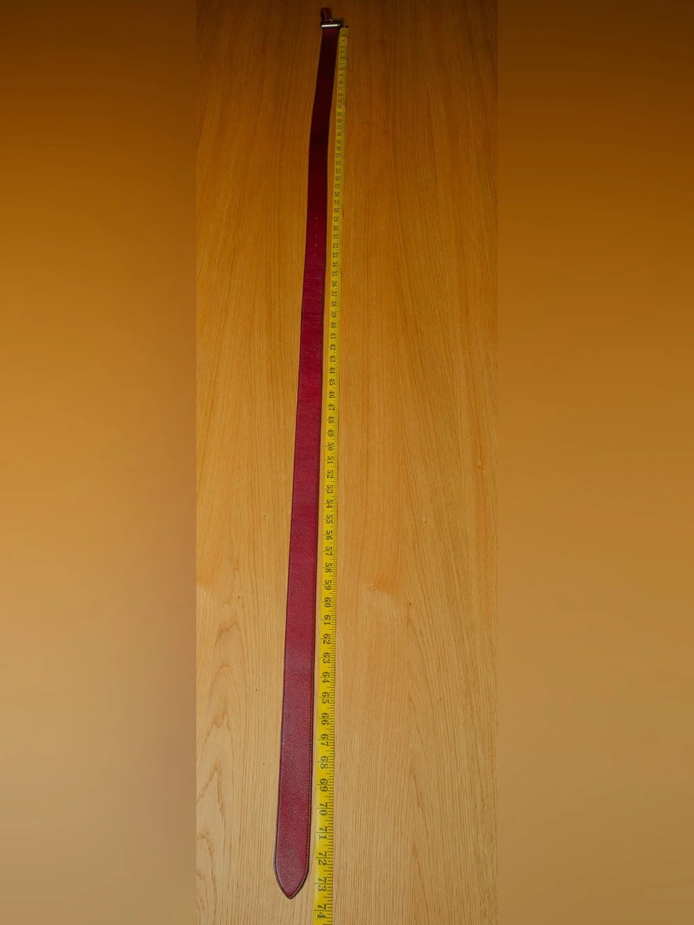 Alexander McQueen Extra Long Burgundy Leather Wrap Belt 74”